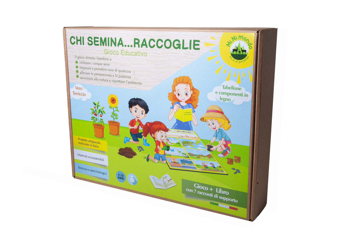 "Chi semina …raccoglie" - Gioco educativo con componenti biologici e naturali