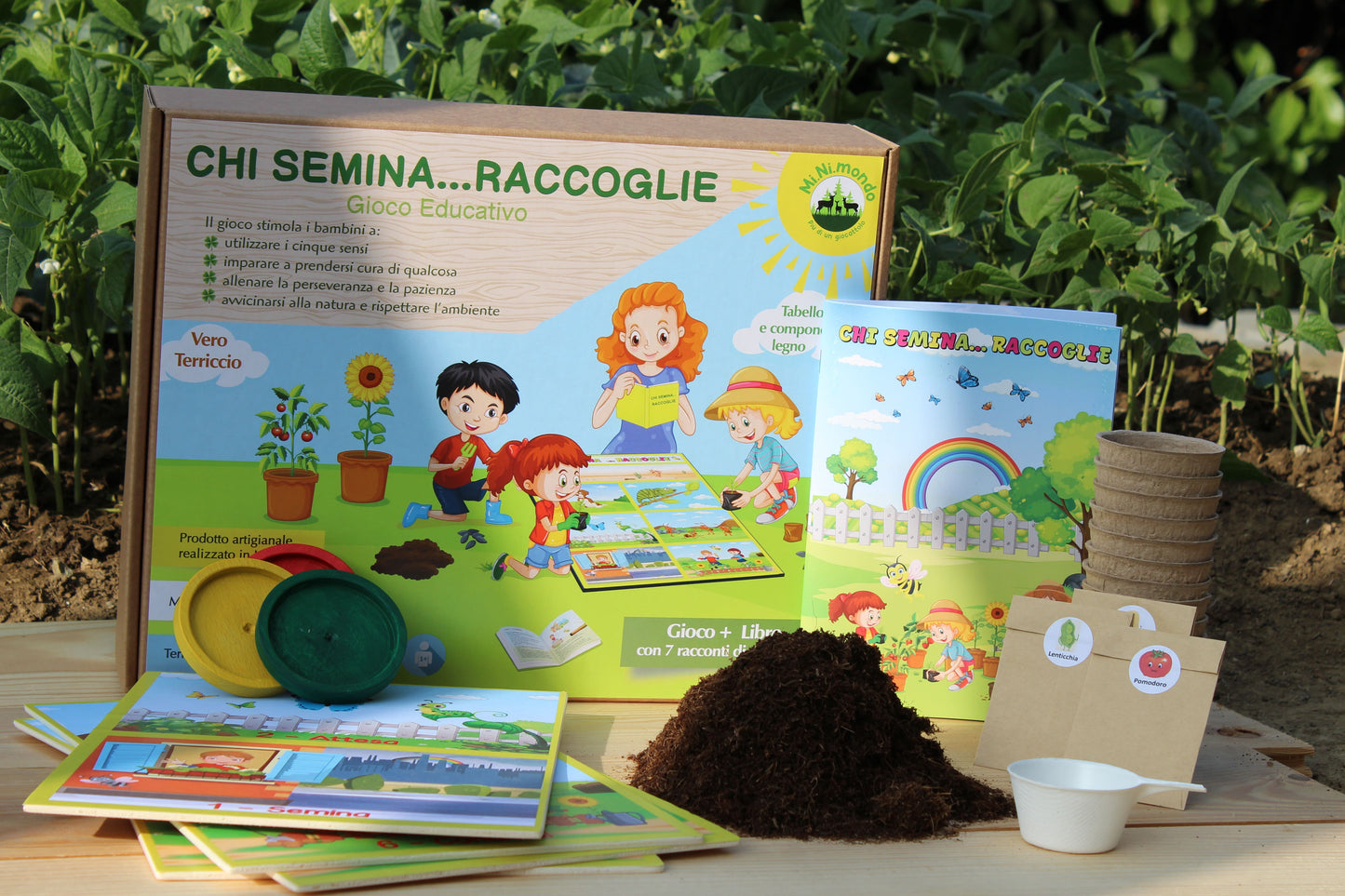 "Chi semina …raccoglie" - Gioco educativo con componenti biologici e naturali