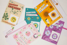 Greeting Cards - seed flowers collect butterflies!
