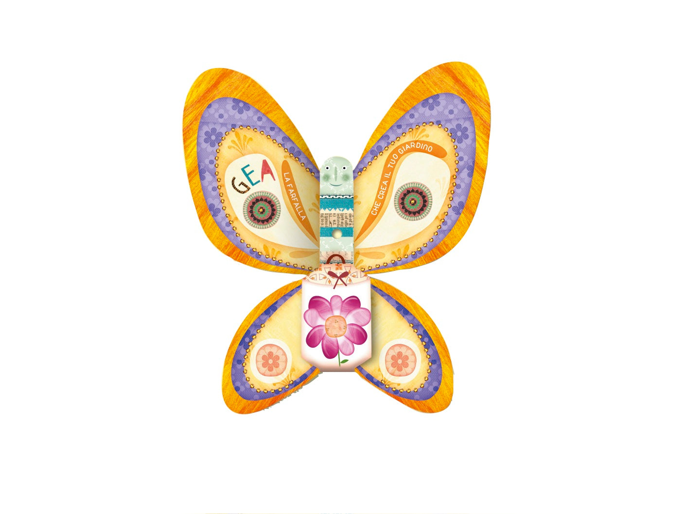 Gea orange - butterfly